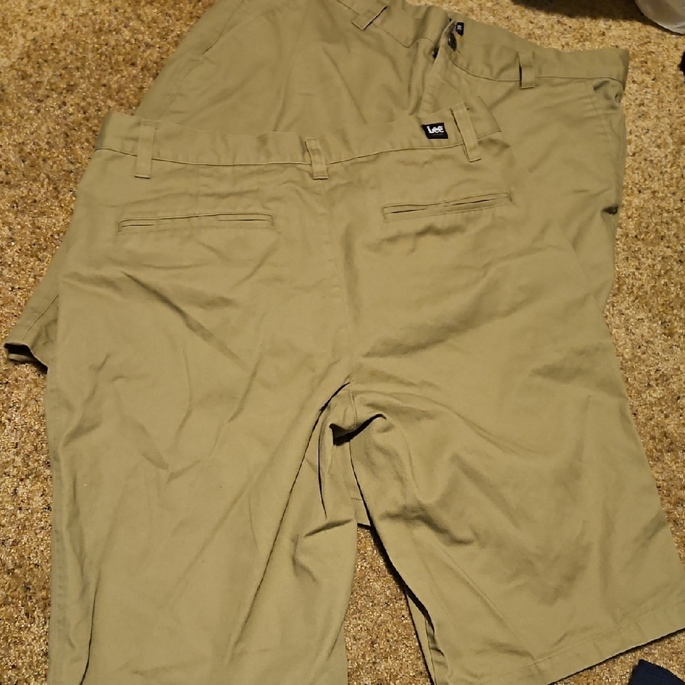 Lee Classic Tan Work Shorts 2 Pair Bundle